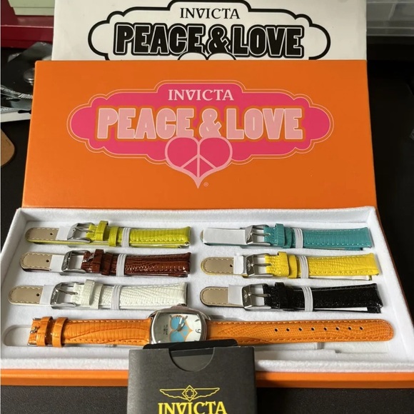 Invicta Watch Set - Peace and Love NWOT - Picture 5 of 5